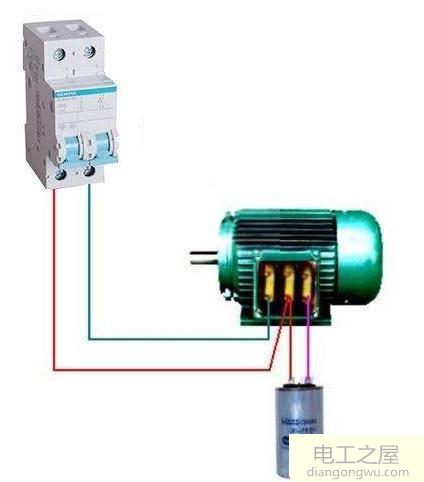 380V三相電機(jī)改成220V單相電機(jī)的接線方法