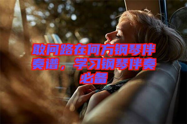 敢問路在何方鋼琴伴奏譜，學(xué)習(xí)鋼琴伴奏必備