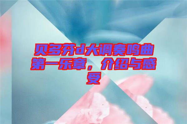 貝多芬d大調(diào)奏鳴曲第一樂章，介紹與感受