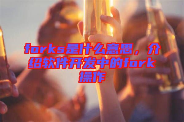 forks是什么意思，介紹軟件開發(fā)中的fork操作