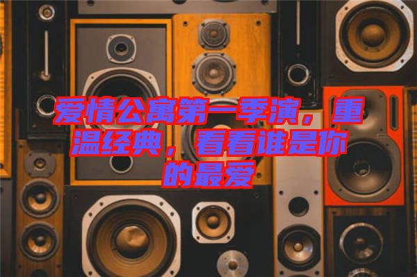 愛情公寓第一季演，重溫經(jīng)典，看看誰是你的最愛