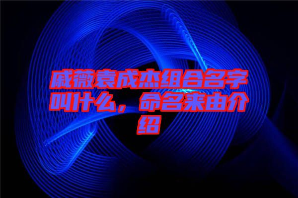 戚薇袁成杰組合名字叫什么，命名來(lái)由介紹