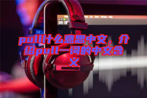 pull什么意思中文，介紹pull一詞的中文含義