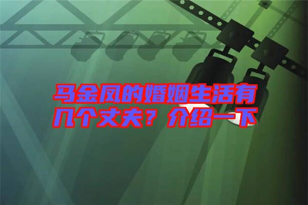 馬金鳳的婚姻生活有幾個(gè)丈夫？介紹一下